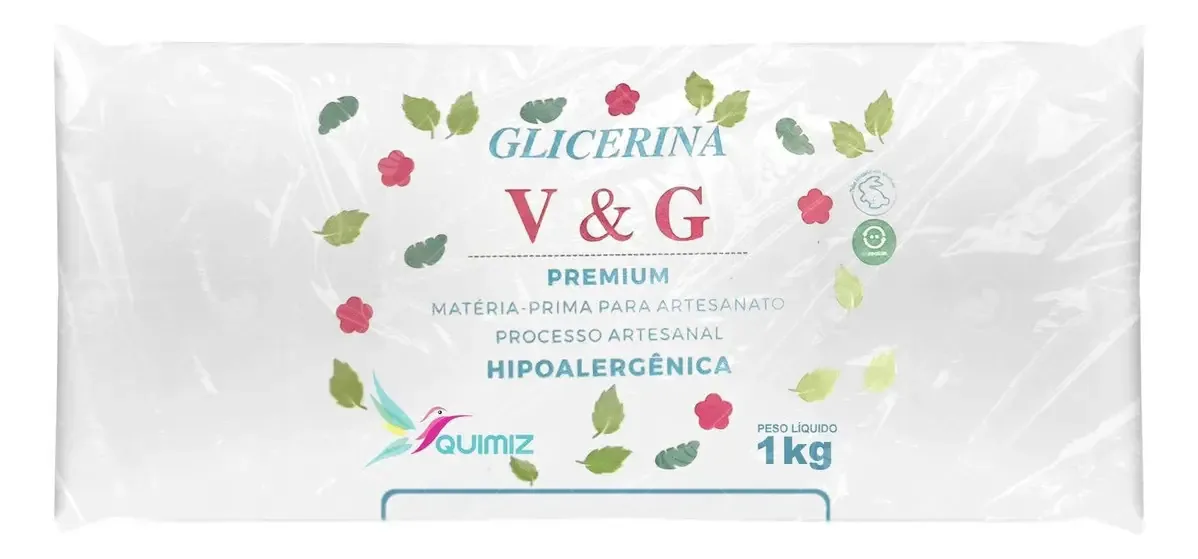 Base Glicerinada Premium Veg Branca Para Sabonetes