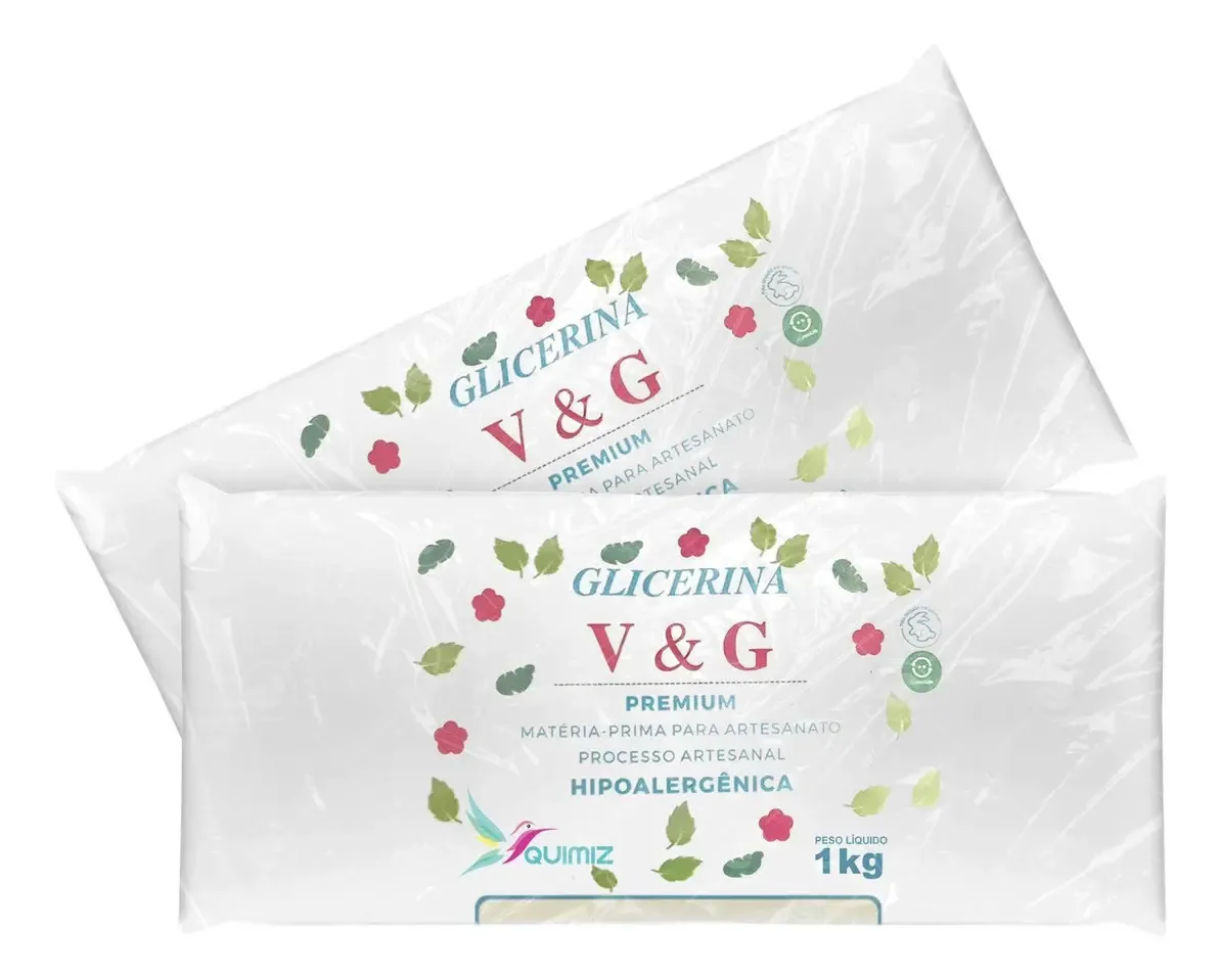 2kg Base Glicerinada Premium Veg Transparente Para Sabonetes