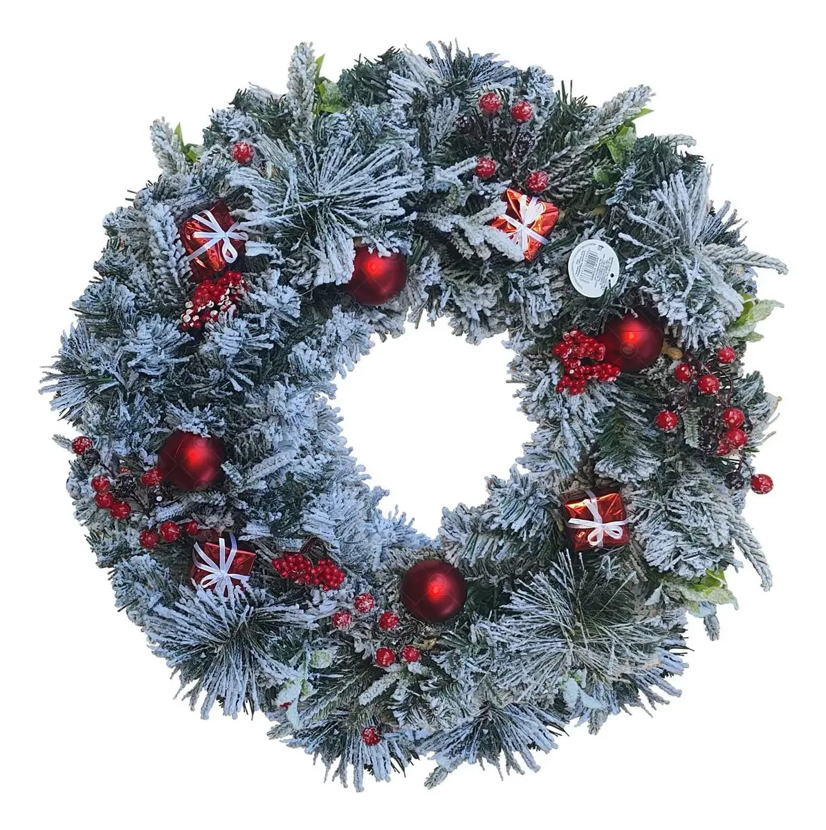 Guirlanda Natalina Decorativa Com Laços Aramada 55cm