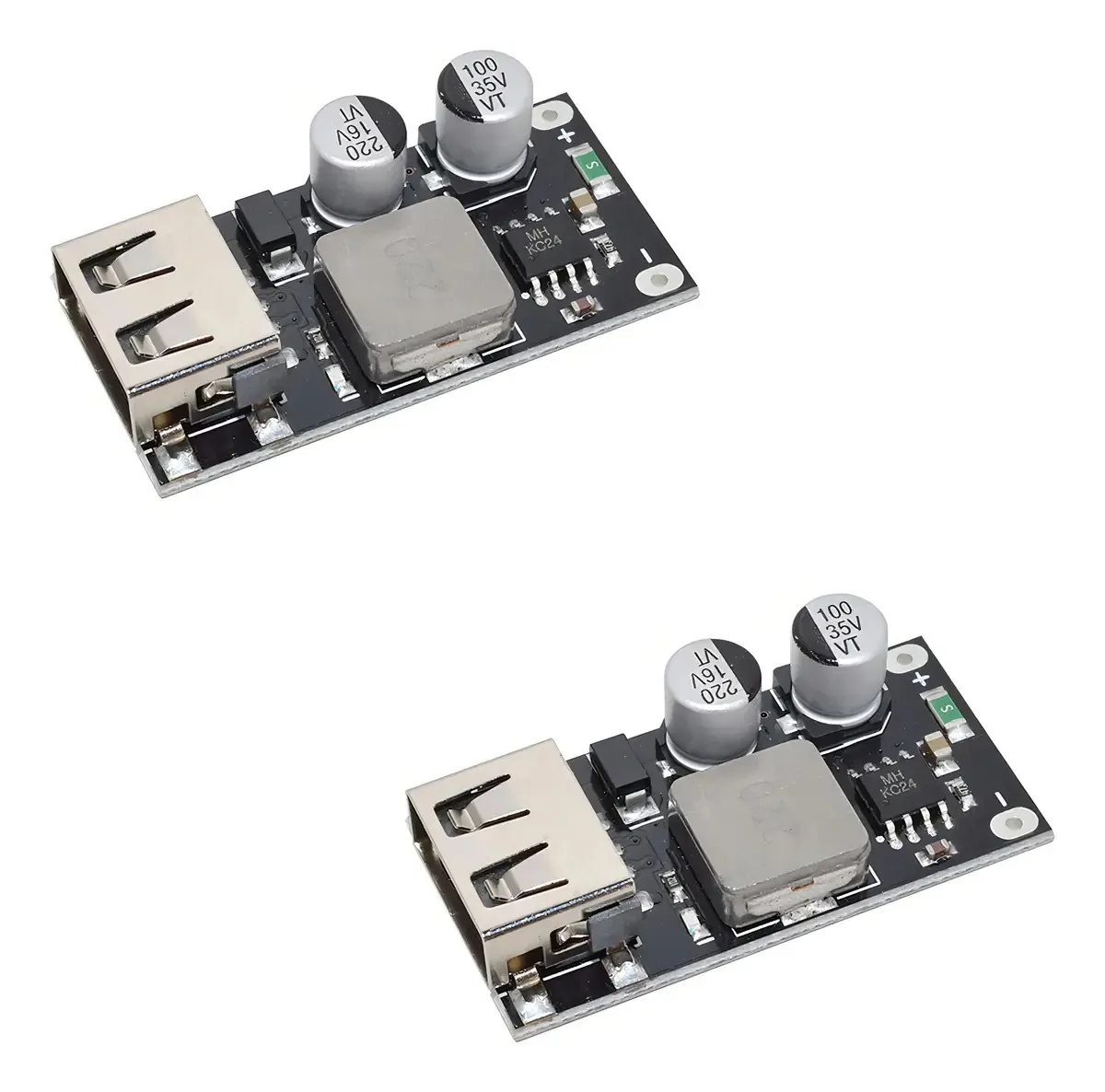 2x Módulo Regulador De Tensão Step Down 5v Com Saída Usb