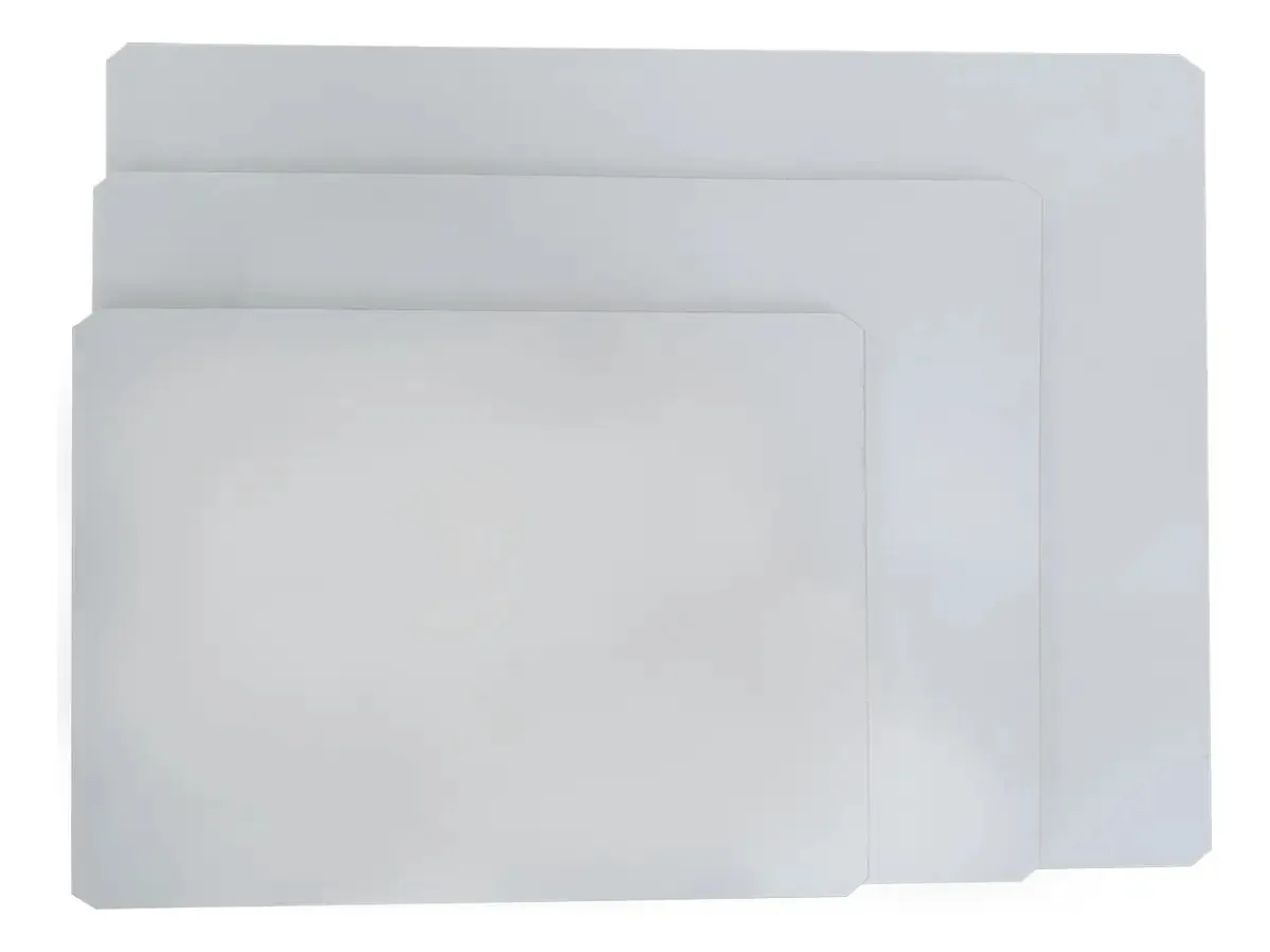 Kit 3 Tabuleiros Uno MDF Branco 6mm 25x35cm Para Bolos Confeitaria
