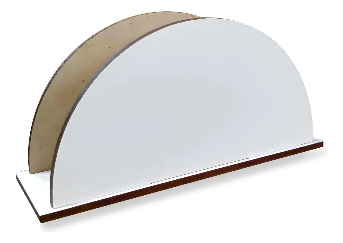 Porta Guardanapo MDF Branco 15 Unidades Tabuleiros Uno Festas e Bares