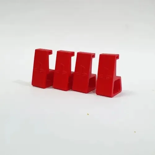 Suporte mesa base bancada 3D ART Ps4 slim para reprodutores de vídeo e consoles de jogos - vermelho