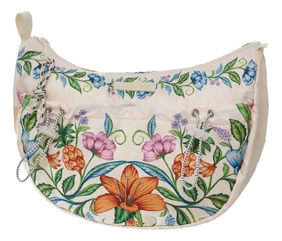 Bolsa Farm Banana P Delicadeza De Fruta Cor Branco