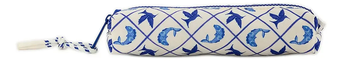Mini Necessaire Farm Ora Bolas Limão Gráfico Branco
