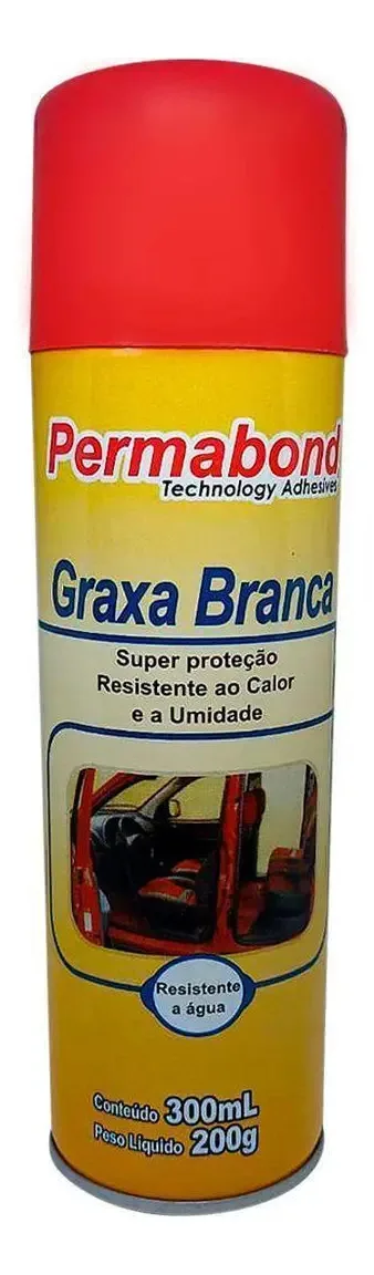 Graxa Spray Permabond Branca Lubrificante 300ml