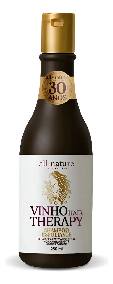 Shampoo Esfoliante Vinho Hair Therapy Limpeza E Circulação