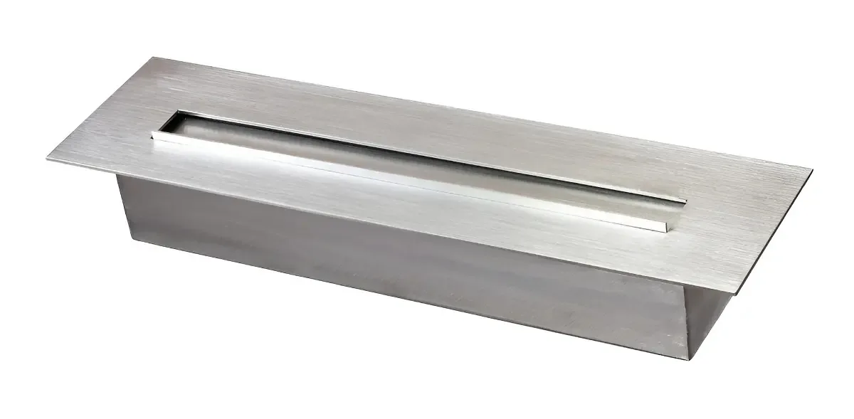Queimador Ecológico Álcool Etanol 60cm Aço Inox 304 Interior
