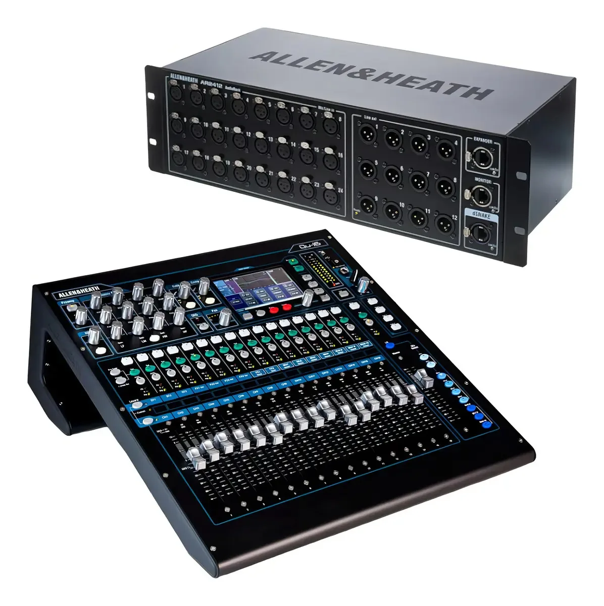 Mesa De Som Allen & Heath Qu-16 Com Áudio Rack Ar2412