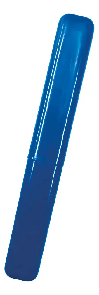 Porta Escova De Dentes Portátil De Plástico - A Sua! Cor Azul