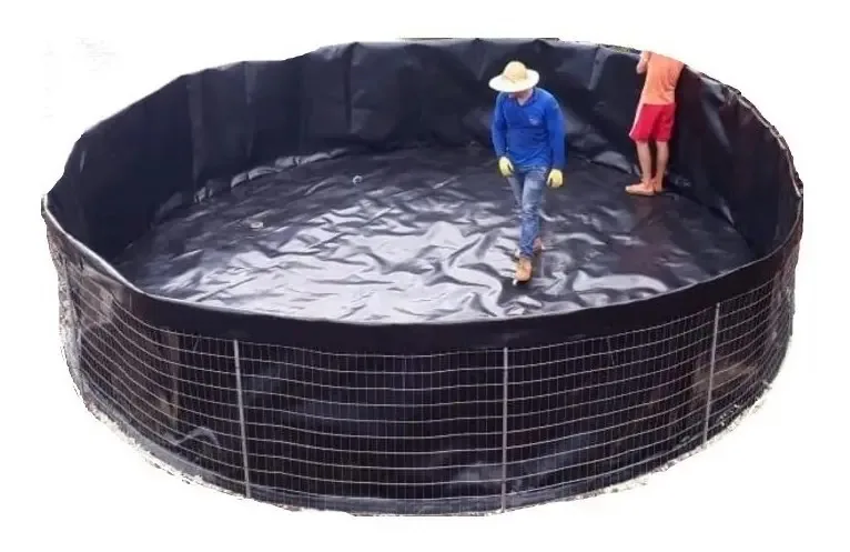 Geomembrana Tanque 32 Mil Litros Mais Flange Aço Inox