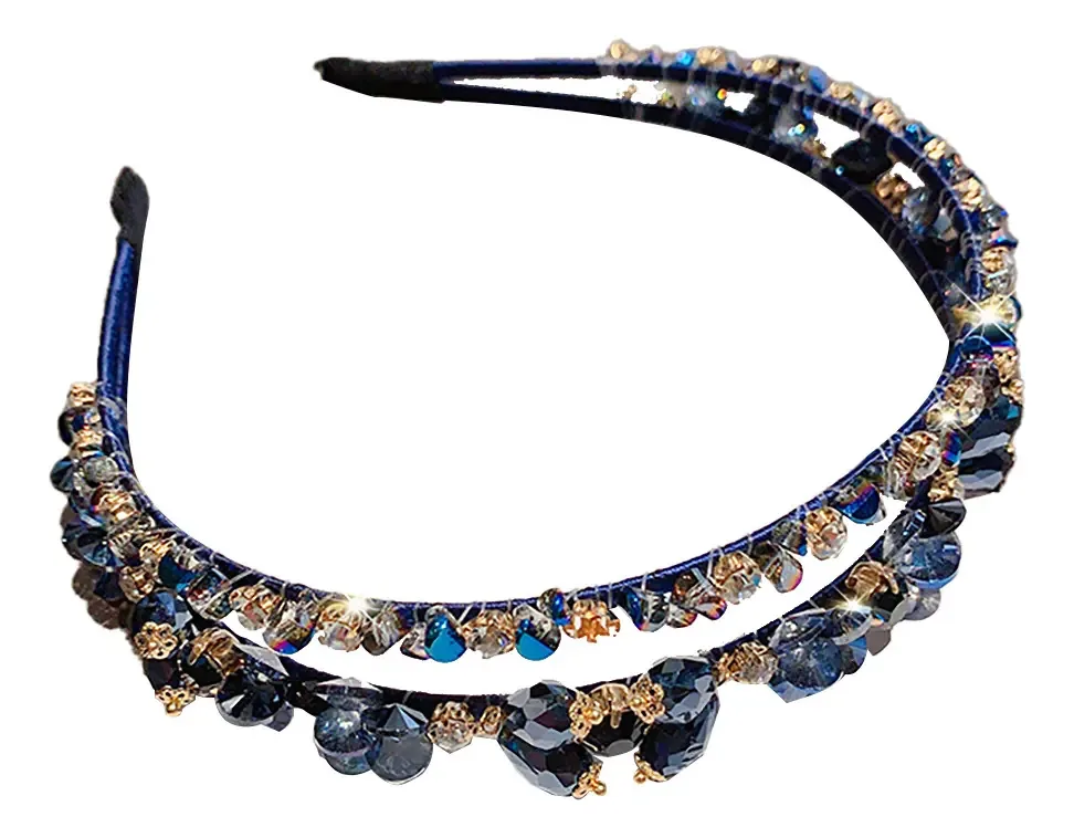 Dazzy Tiara Arranjo Cabelo Madrinhas Strass Cristal 303