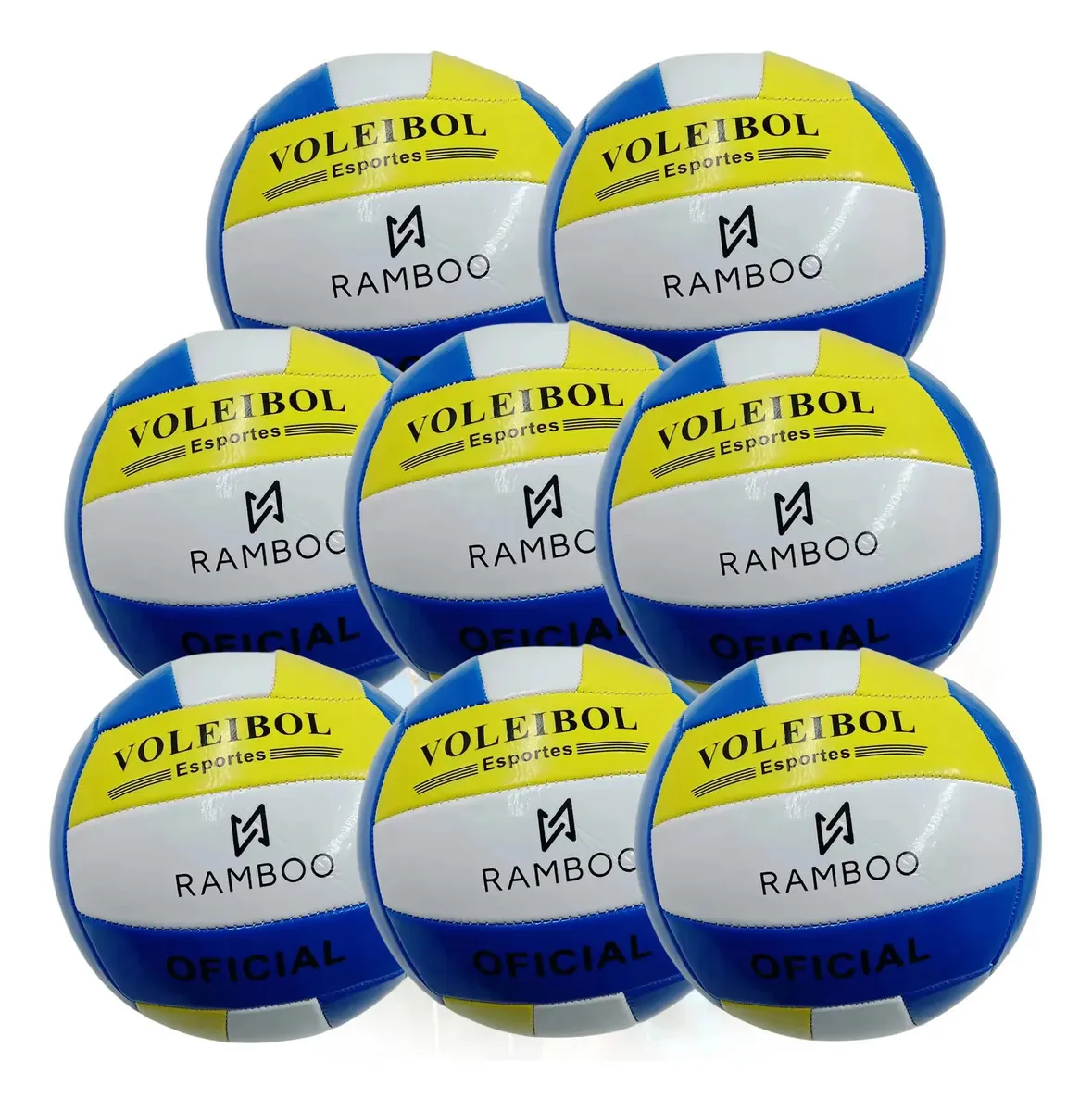 Kit 08 Bolas Volei De Praia Quadra Treino Competição