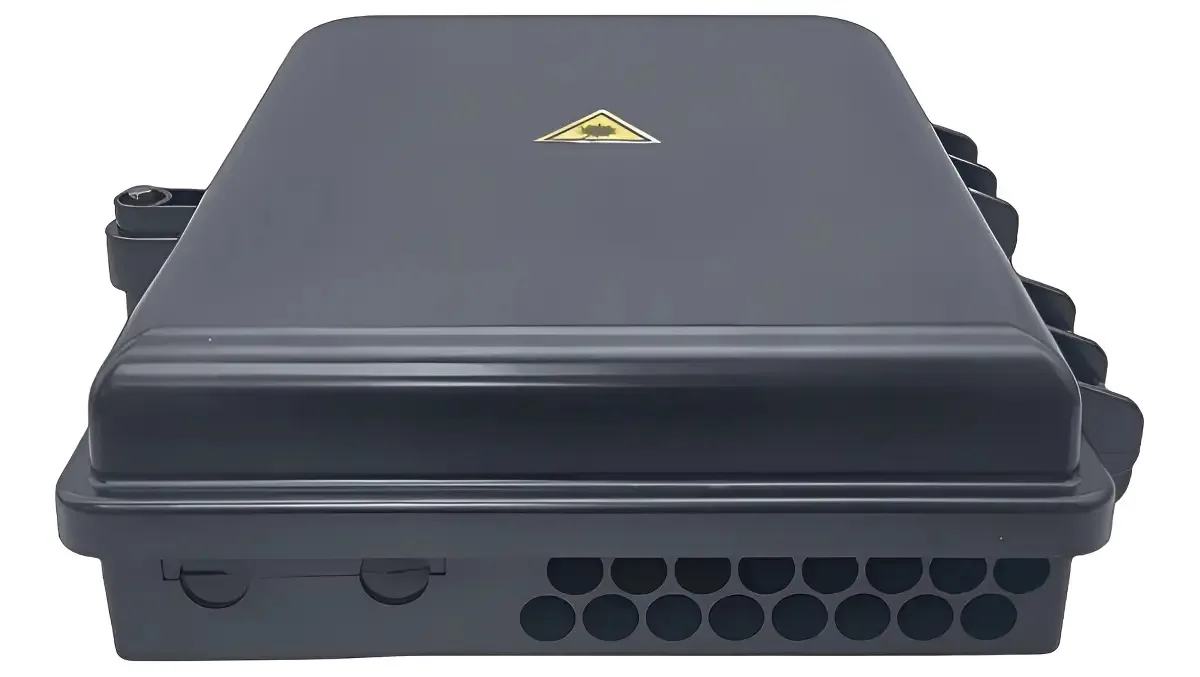 Caixa de Terminação Óptica Multitoc 5675 CTO FTTH 16 Portas Preto