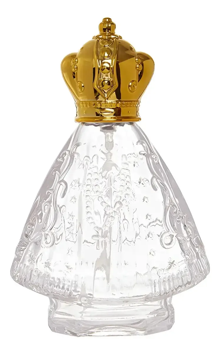 Frasco de Vidro 65ml Dourado com Spray para Perfumes Aster