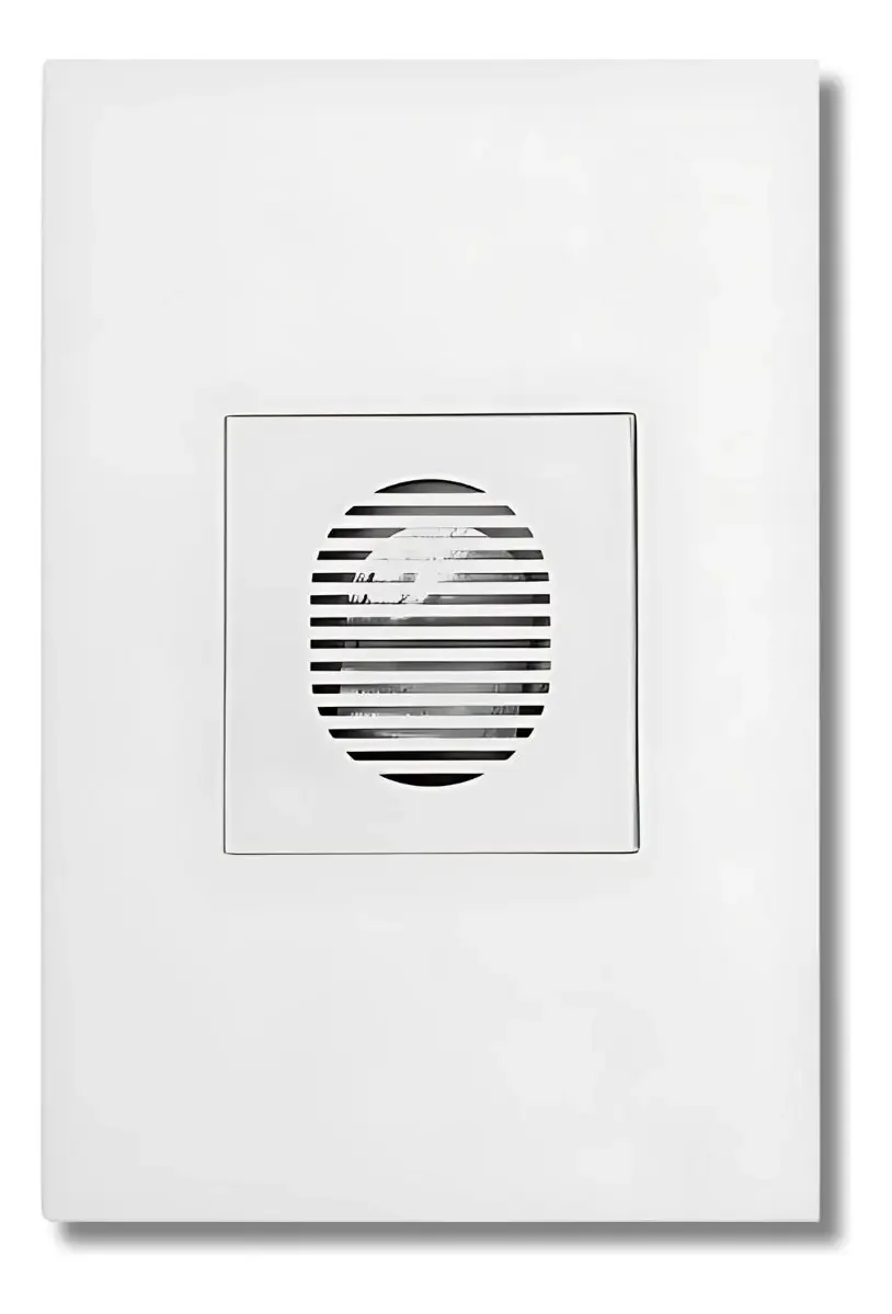Conjunto Campainha Cigarra Branco Recta Satin - B.lux