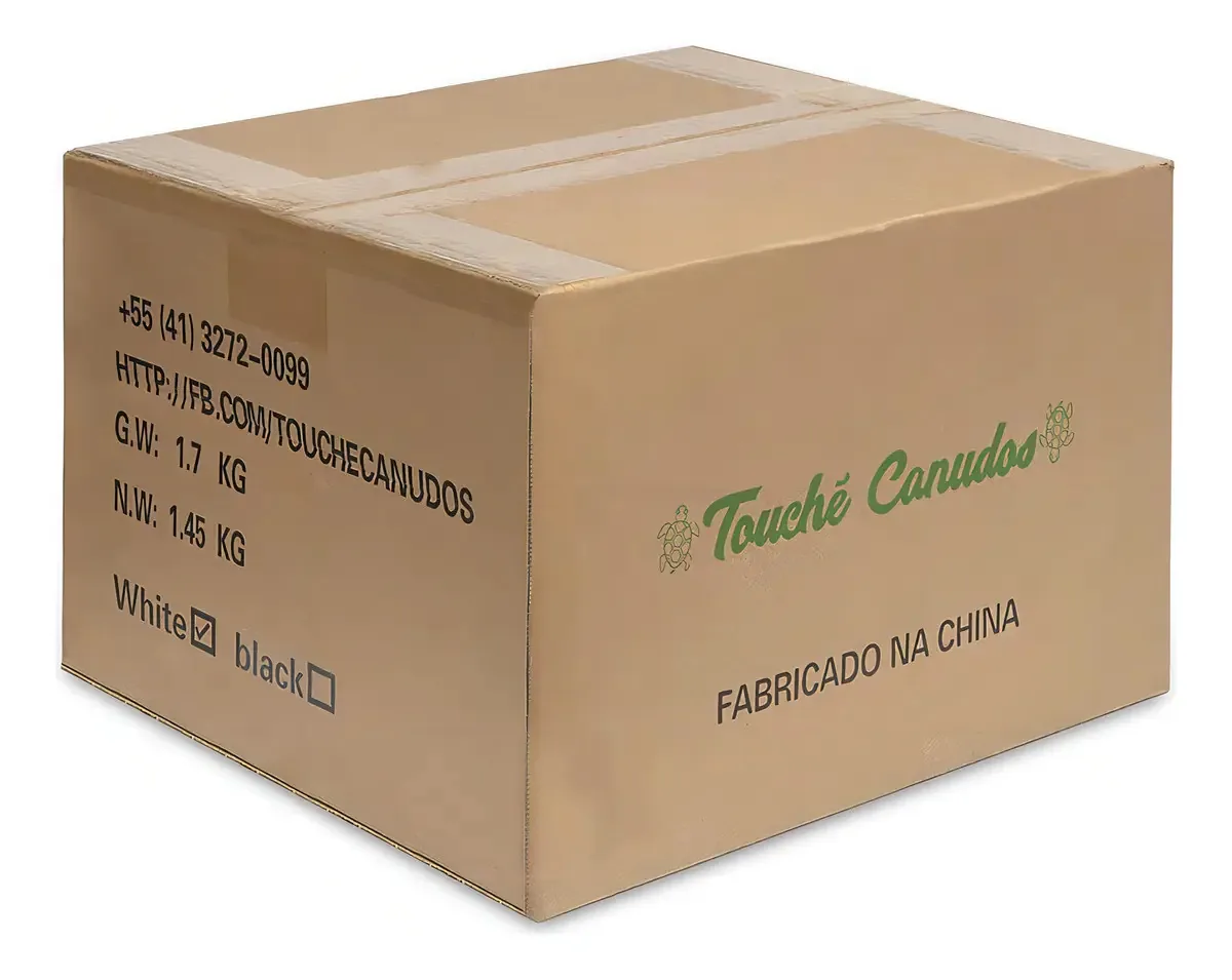 Kit 10 Mil Canudos De Papel Biodegradável Embalados Individu
