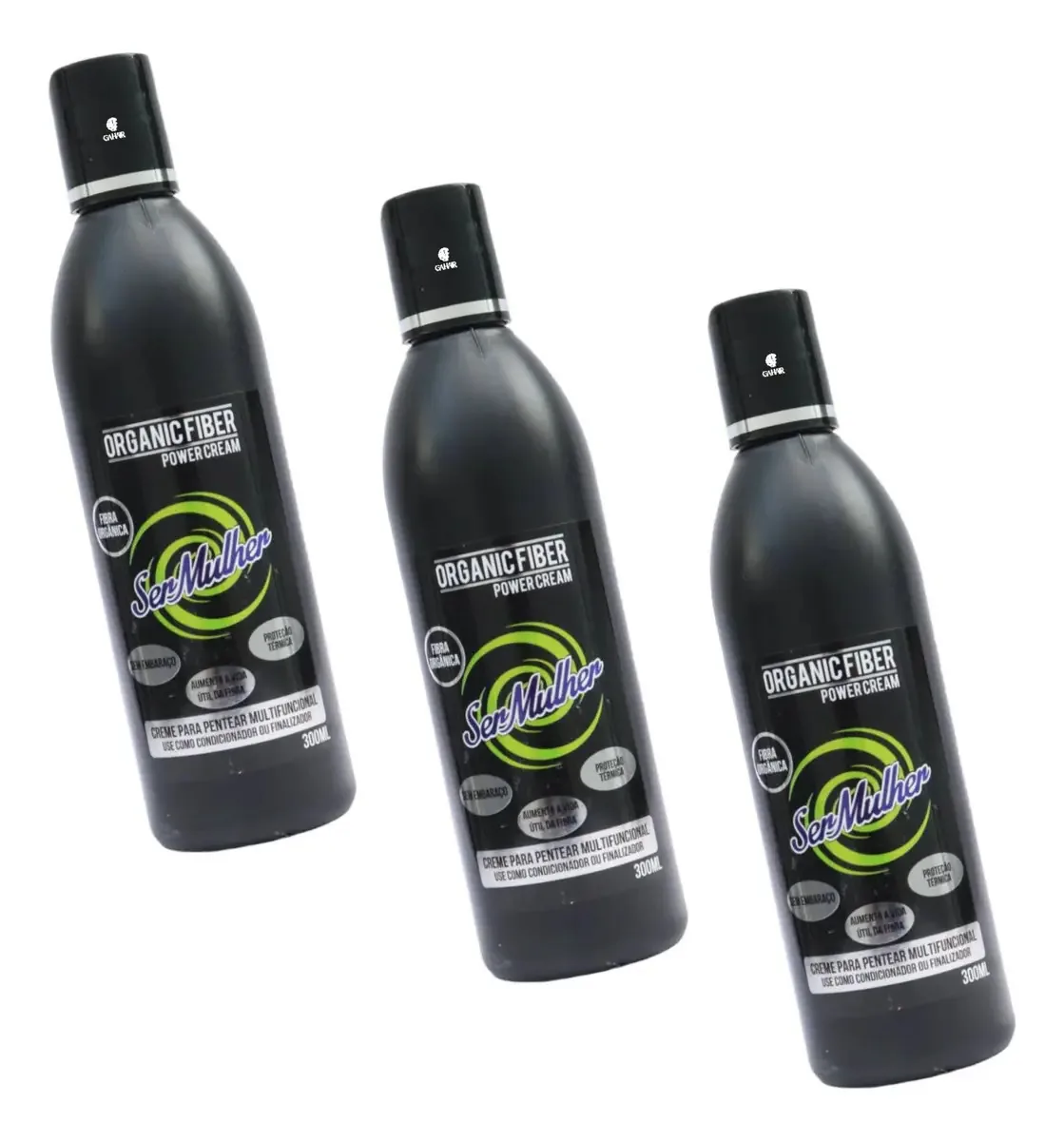 Kit 3 Cremes Para Pentear Cabelo Organico Alta Qualidade