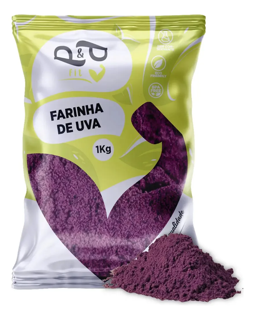 Farinha De Uva - 1kg - P&p