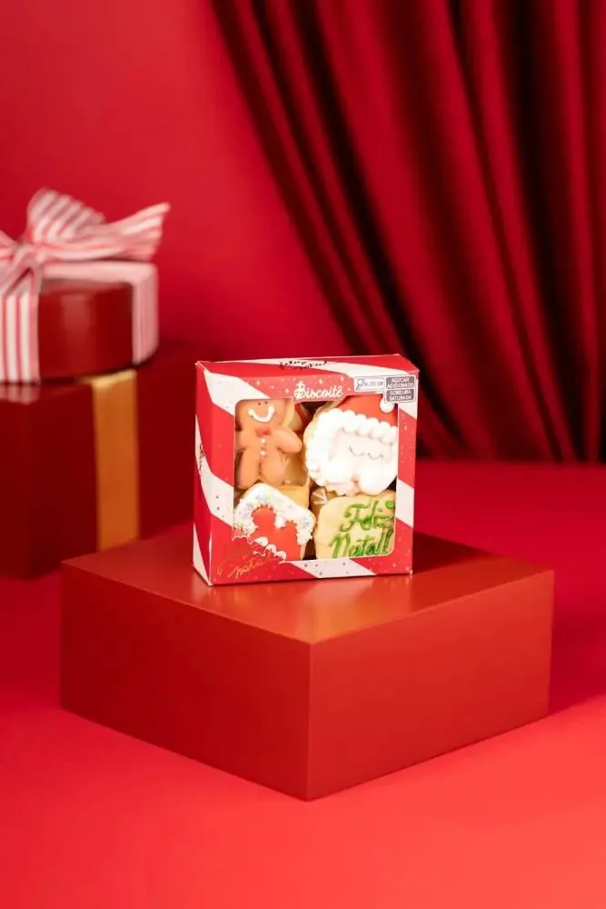 Decoradinho De Natal 120g Biscoitos Amanteigados - Biscoitê