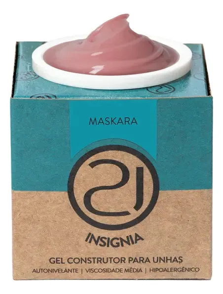 Gel Construtor Unhas Nails 21 Insignia Maskara Ecoline 34g