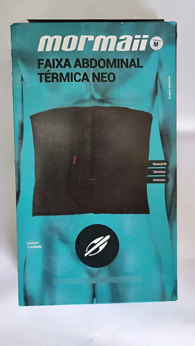 Faixa Abdominal Térmica Neoprene Mormaii Neo Tamanho M