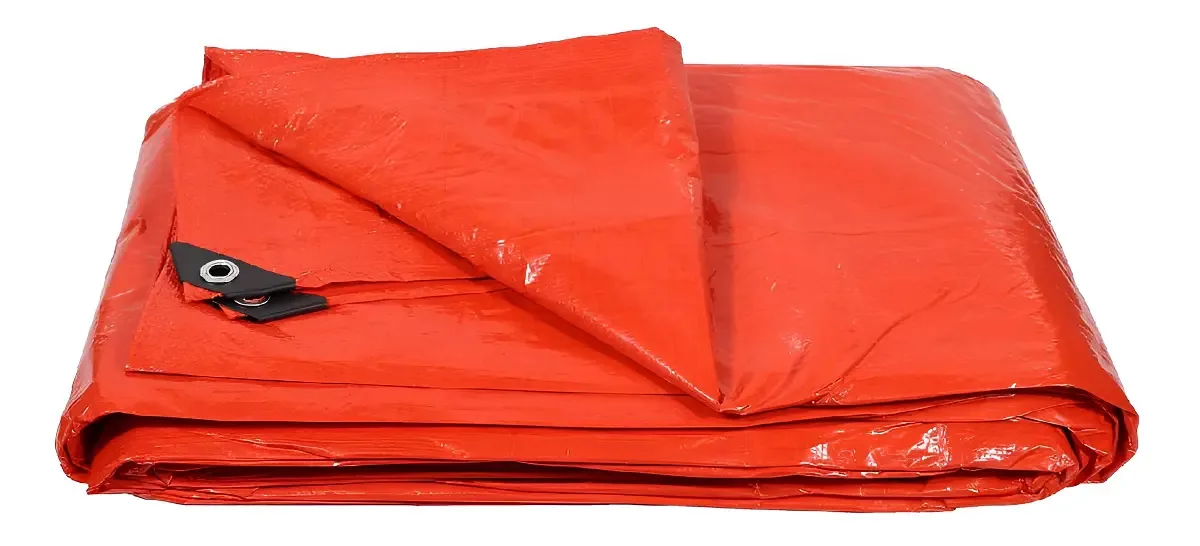 Lona Impermeável Polietileno Graff Vantage Laranja Para Indústria e Camping