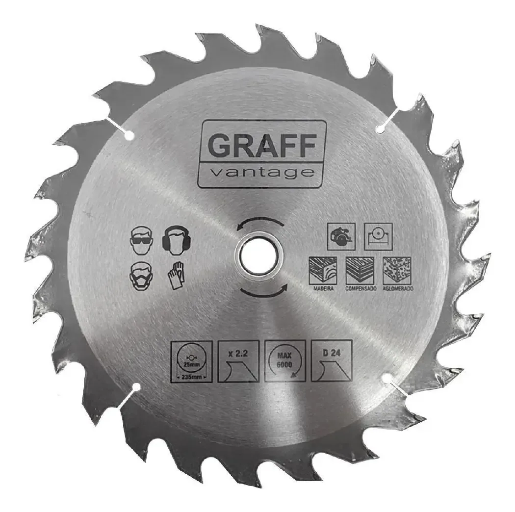 Serra Circular Madeira 9.1/4''x24d 579,0006 Graff Vantage