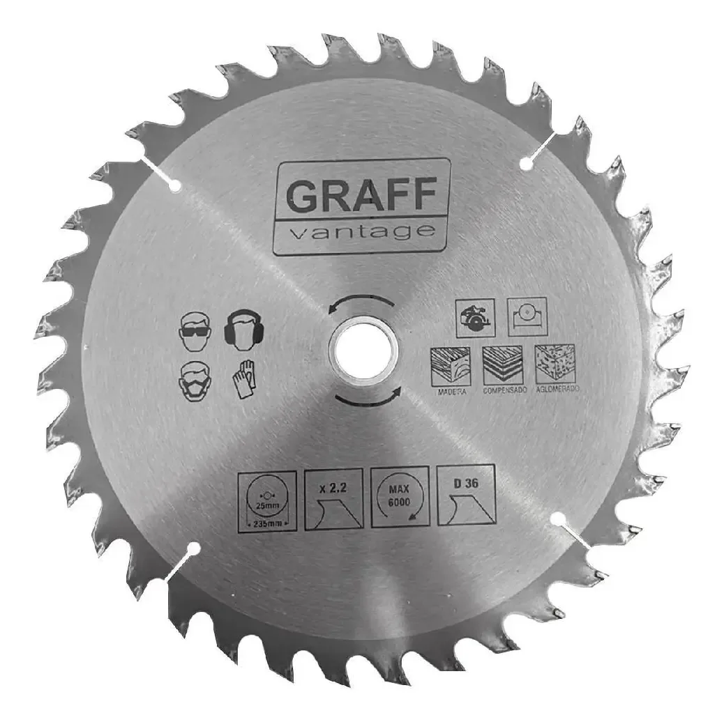 Serra Circular Madeira 9.1/4''x36d 579,0007 Graff Vantage