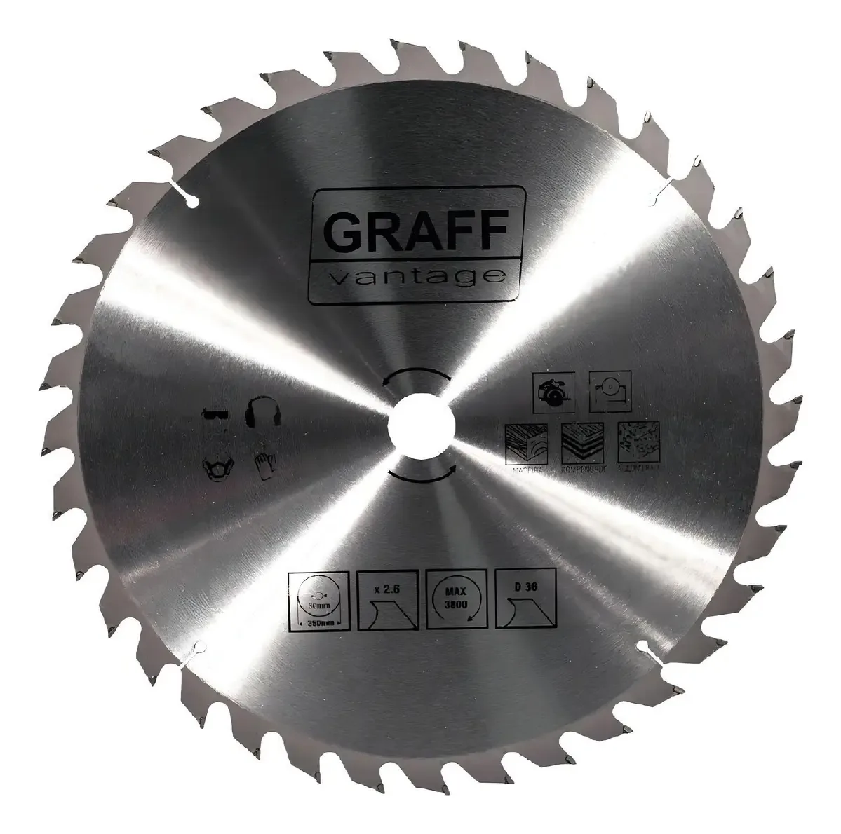 Serra Circular Graff Vantage 14'' 36D Corte Madeira Compensado