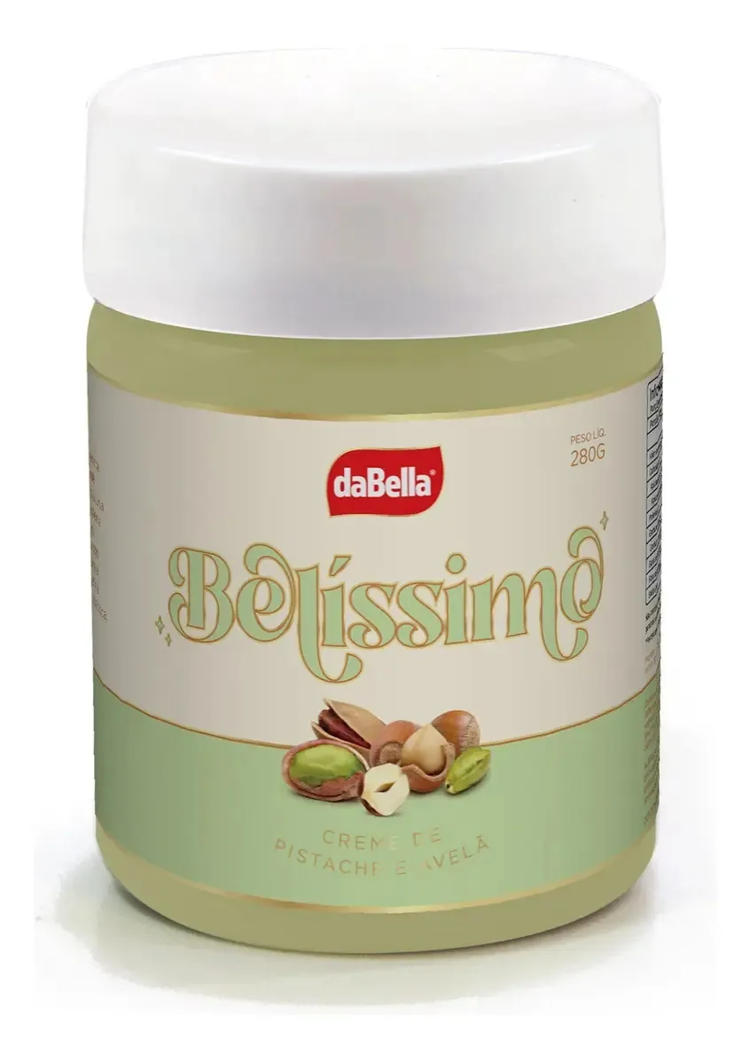 Creme Belissimo Pistache/avela 280g Dabella