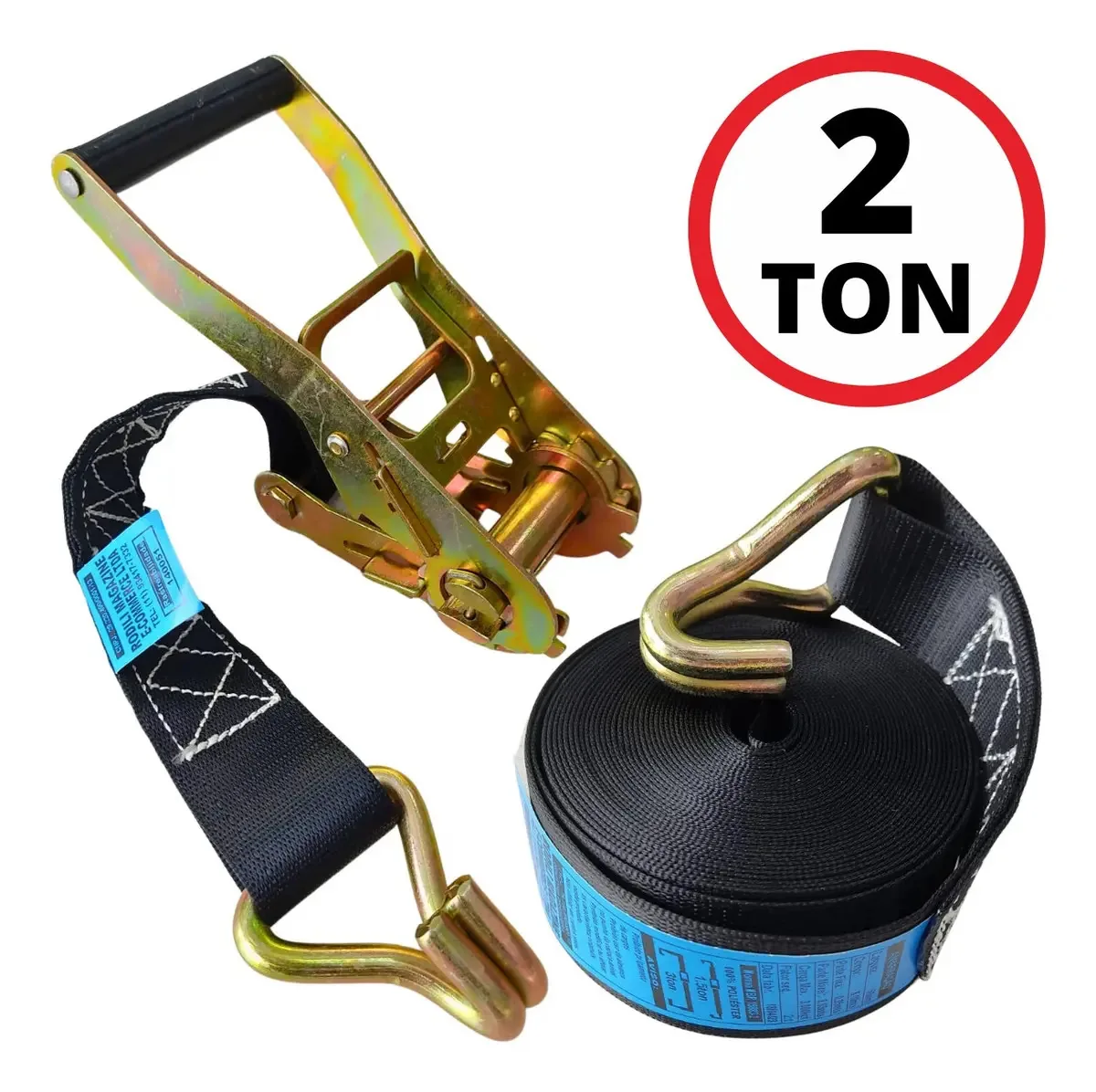 Cinta Catraca Moto/cargas/caminhão/mudança 2 Toneladas X 5 M