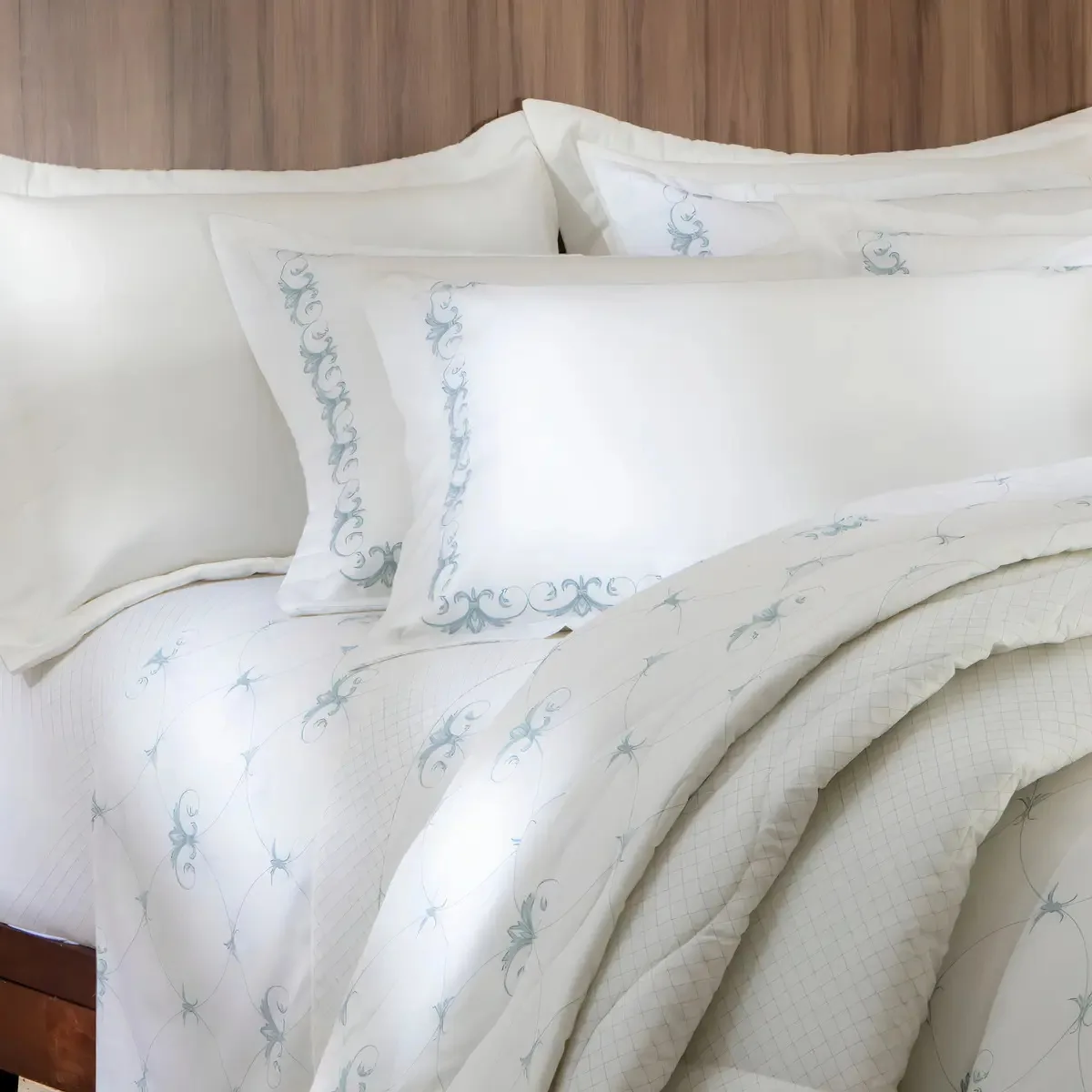 Jogo Cama Queen 300 Fios Kacyumara Satinee 04 Peças Tervola