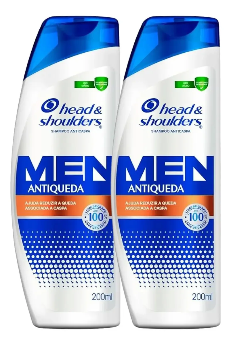 Kit 2 Shampoos Head & Shoulders Men Antiqueda 200ml