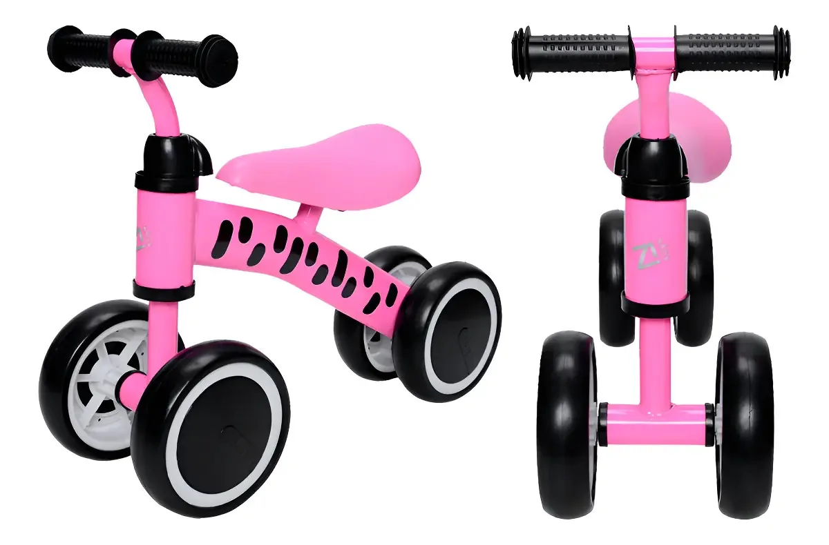 Andador Infantil Feminino Para Bebê Quadriciclo Passeio