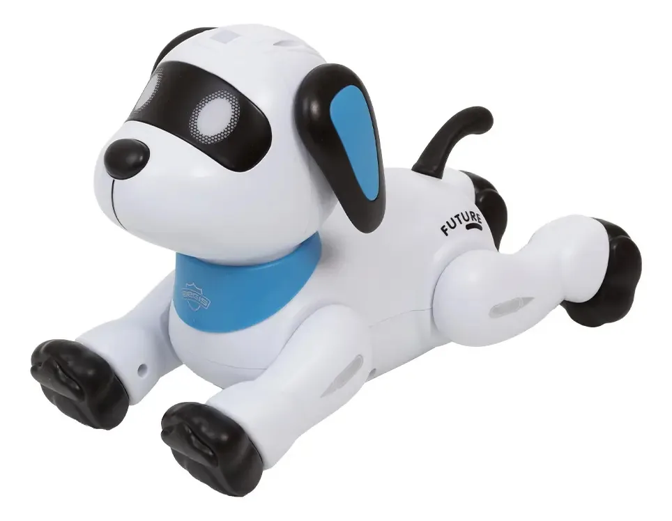 Cachorro Robô Brinquedo Infantil Som Música Voz Movimento
