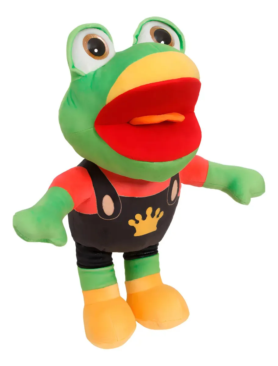 Boneco Sapo Jorge Fantoche Personagem Youtube 42cm Fofinho