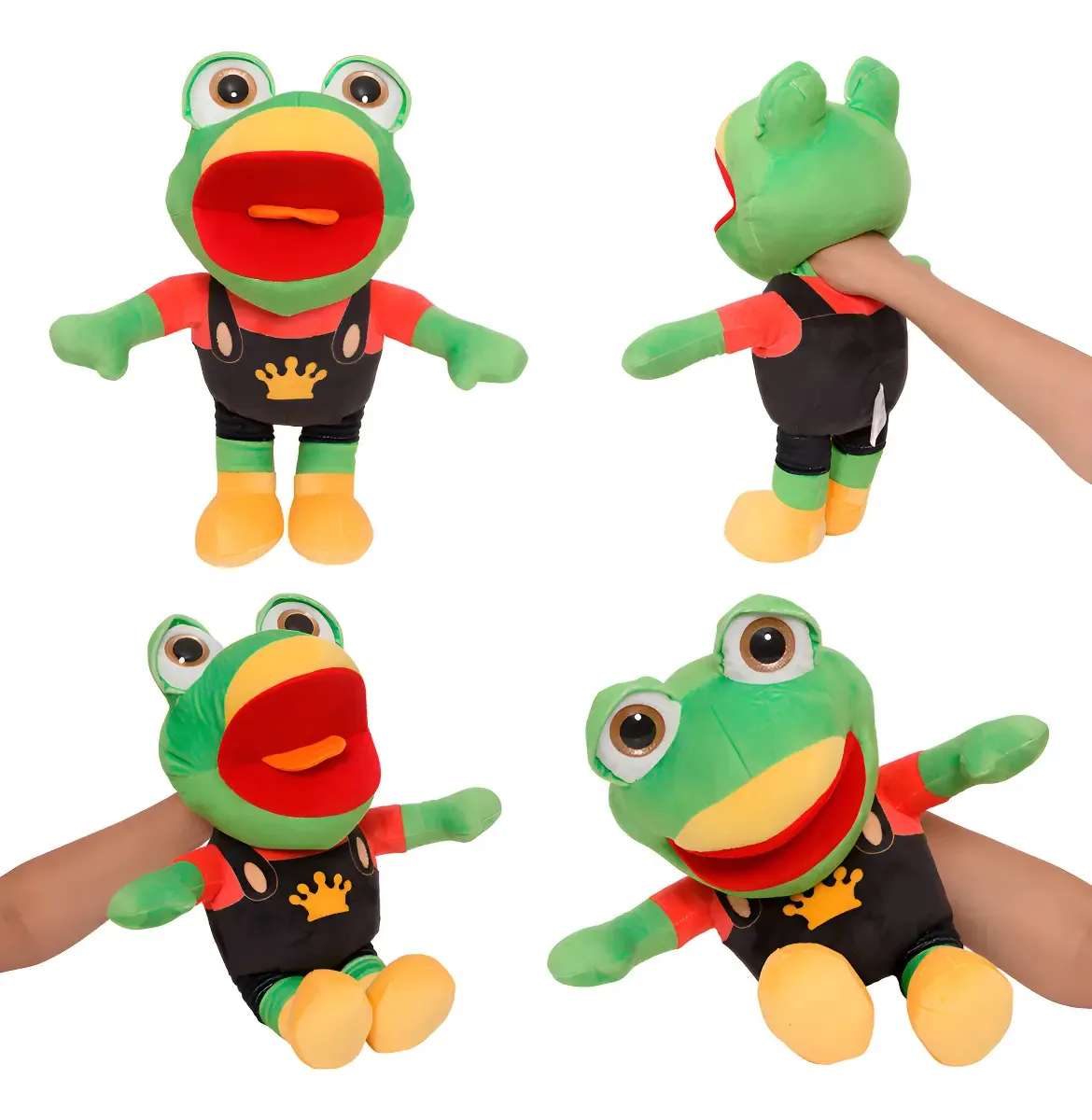 Brinquedo Infantil Sapo Jorge Pelúcia De Mão Divertida