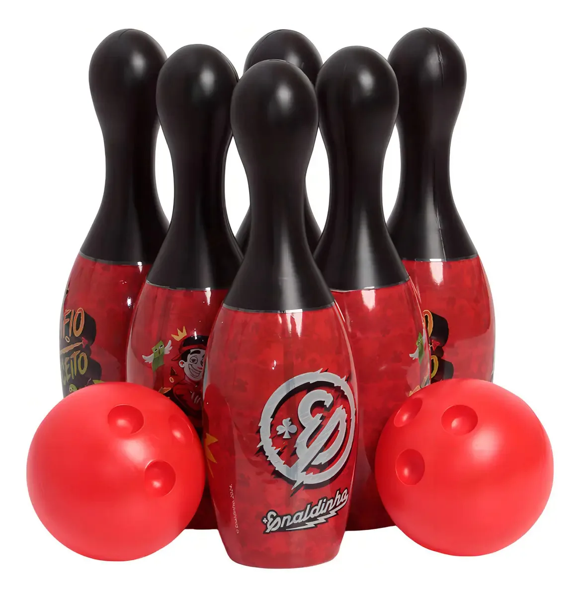 Enaldinho Jogo De Boliche Rosita 9710 Brinquedo De Plástico