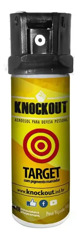 Spray De Defesa Pessoal Knockout - Target 50g