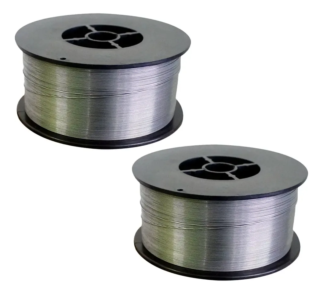 2 Rolos Arames Revestidos S/ Gás 0,8mm Total 2 Kg V8 Brasil