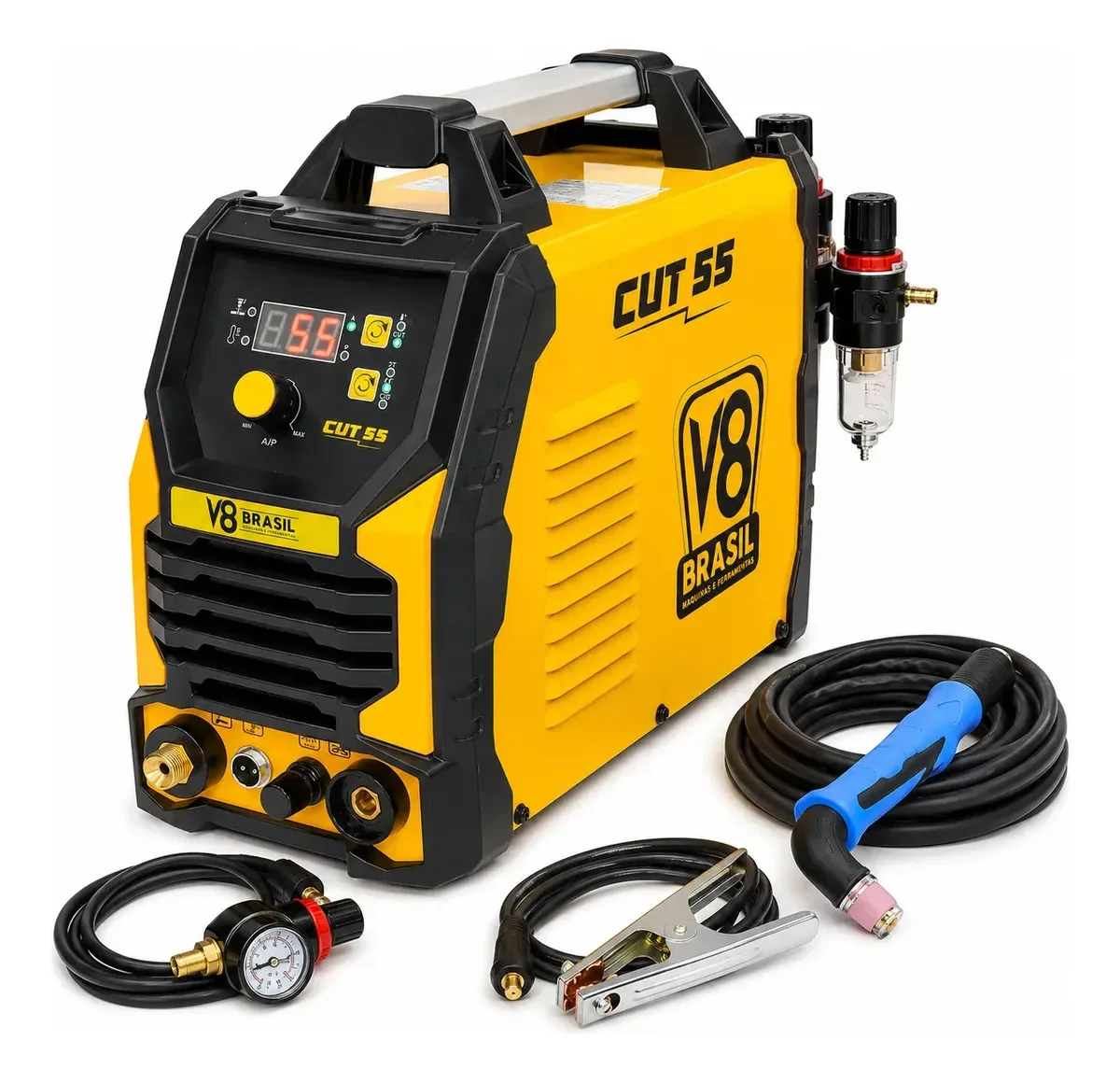 Inversora De Corte Plasma Cut 55 V8 Brasil Tocha Ag60 Profissional