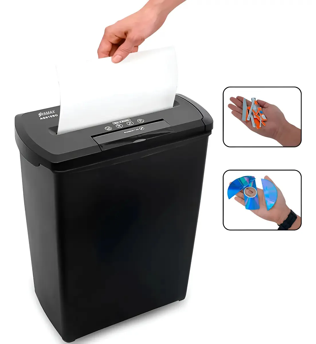 Fragmentadora de Papel Yamax Fragmentadora 8 Folhas 8 Tiras 220V