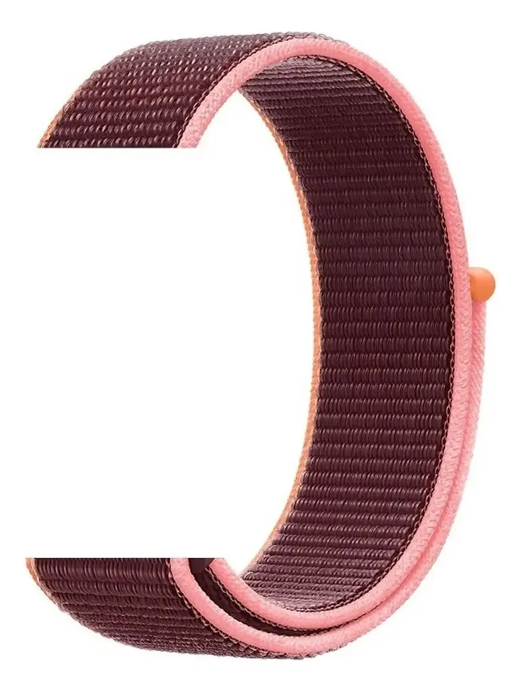 Pulseira Para Smartwatch Gcm Acessorios Nylon Ameixa
