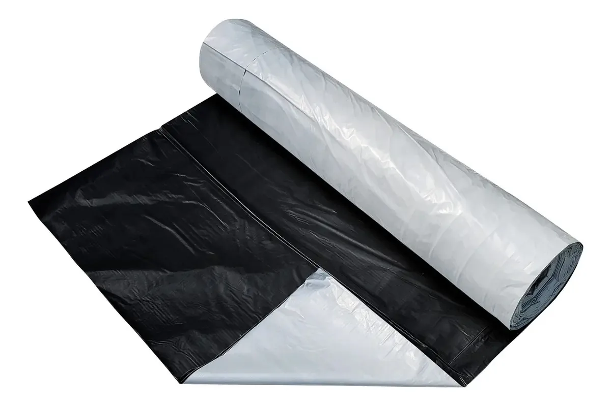 Lona 8x41m Dupla Face Preta E Branca Para Silagem De Gado