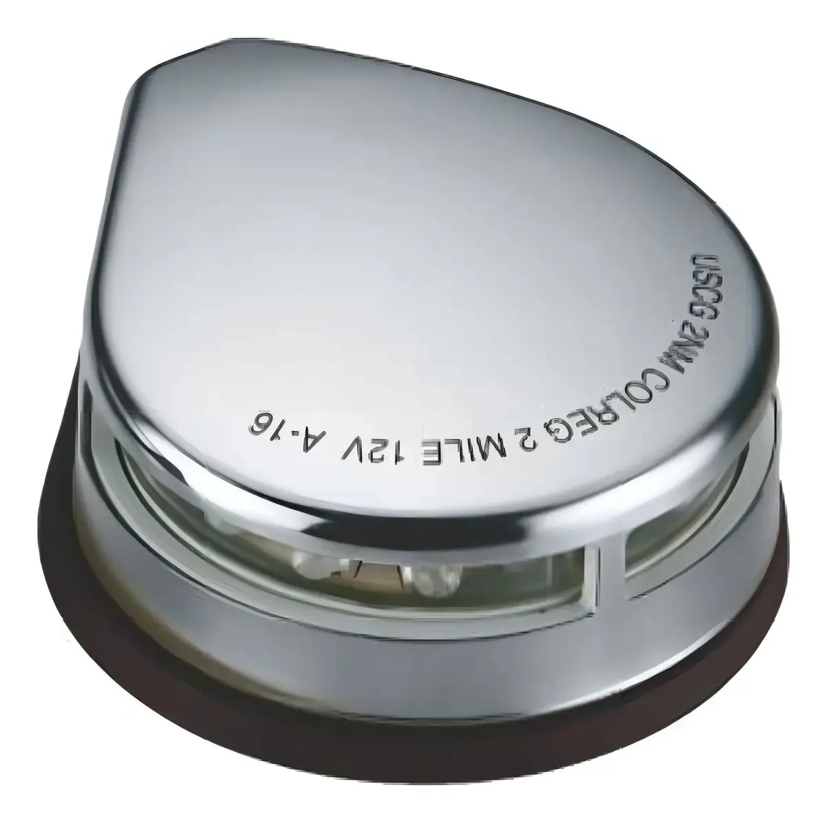 Luz de Navegação Lifek Proa Bicolor LED 12V Aço Inox 2,5 Milhas