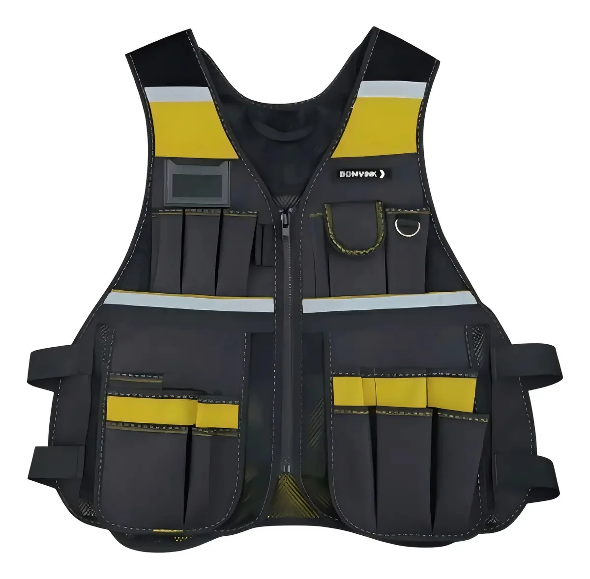 Colete Porta Ferramentas Multifuncional Bomvink Bom-7702 Cor Preto