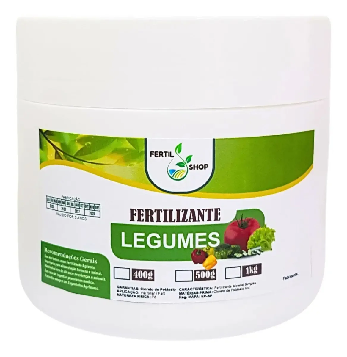 Adubo Fertilizante Para Legumes - 500g