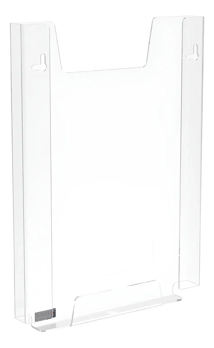 Display Parede Porta Folha Folder A4 Petg Vertical