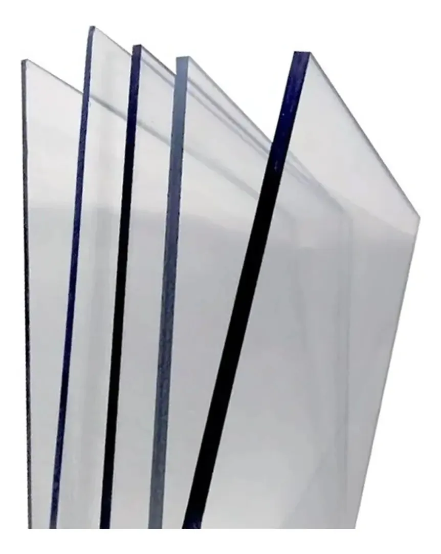 Pedaço Policarbonato Compacto Sob Medida Transparente